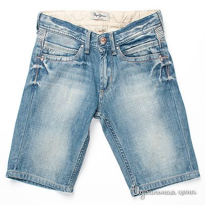 Шорты Pepe Jeans, цвет цвет голубой