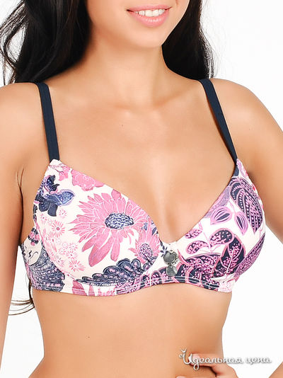 Бюстгальтер Aubade, цвет цвет розовый / синий