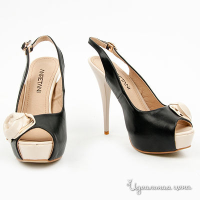 Босоножки Anre Tani, цвет цвет черно-бежевый