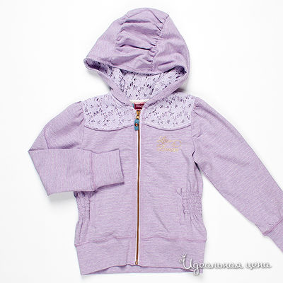 Толстовка Chicco, цвет цвет сиреневый / молочный