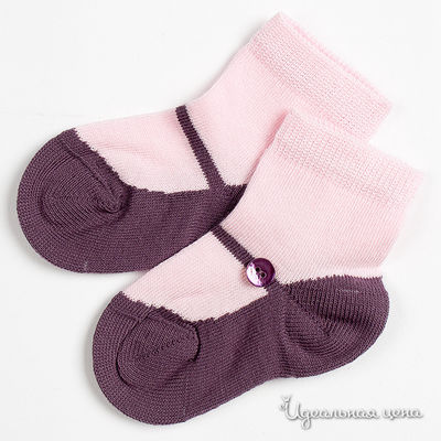 Носки Chicco, цвет цвет розовый / сиреневый