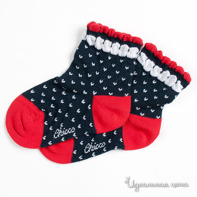Носки Chicco, цвет цвет синий / красный / белый