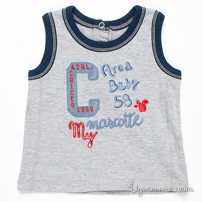 Майка Chicco, цвет цвет серый / темно-синий