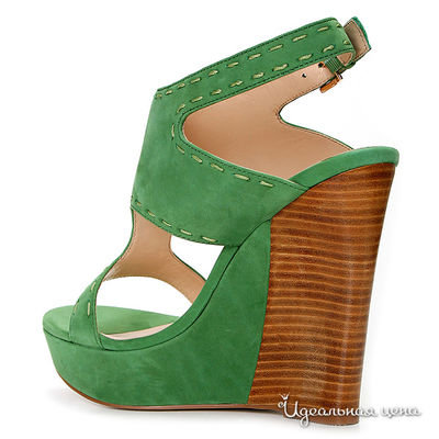 Босоножки Braude, цвет цвет зеленый