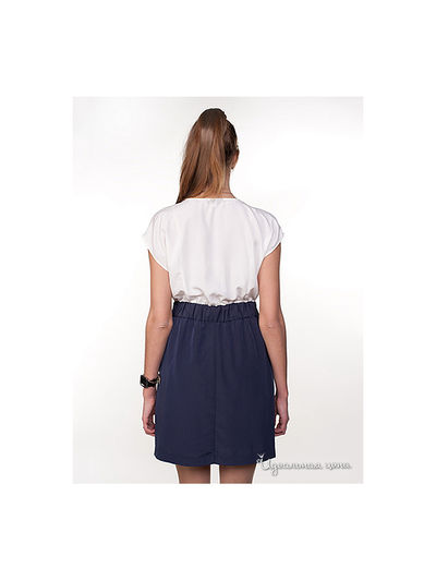 Платье женское Alisa fashion, цвет белый / синий