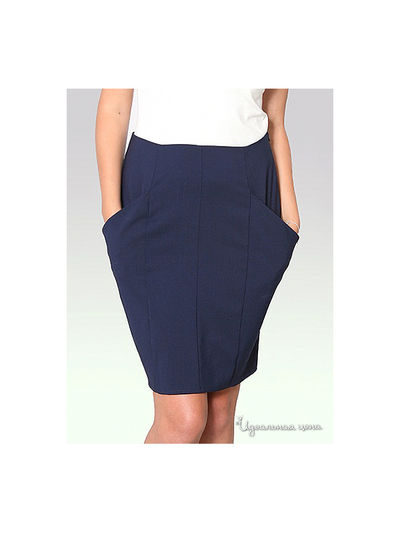 Юбка Alisa fashion, цвет цвет синий