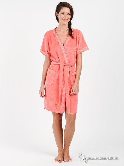 Халат Nusa, цвет цвет коралловый