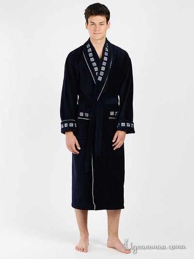 Халат Nusa, цвет цвет синий