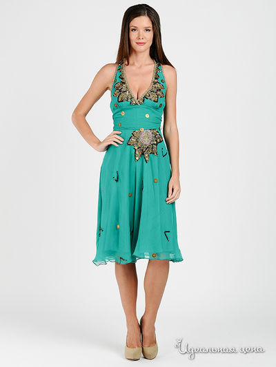 Платье Aftershock, цвет цвет изумрудный
