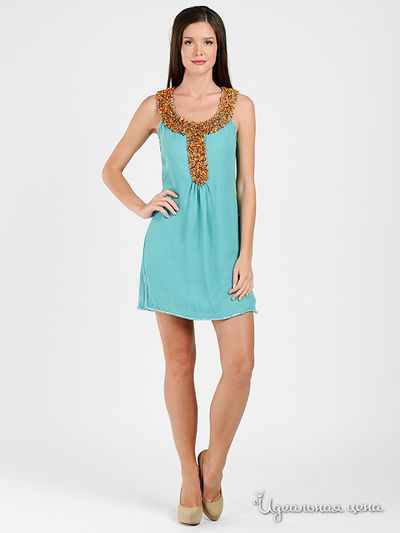 Платье Aftershock, цвет цвет бирюзовый
