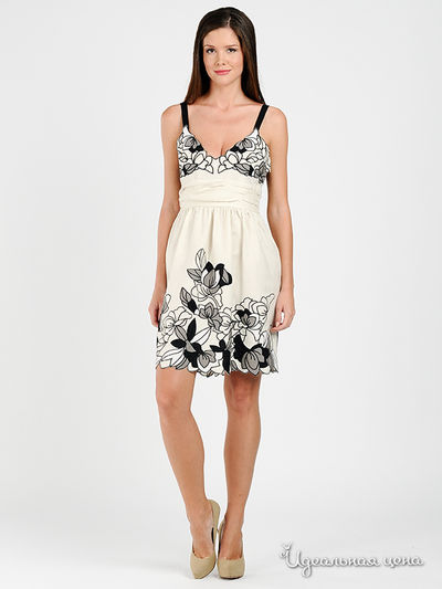 Платье Aftershock, цвет цвет молочный / черный