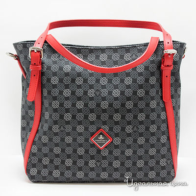 Сумка Pourchet, цвет цвет черный / красный