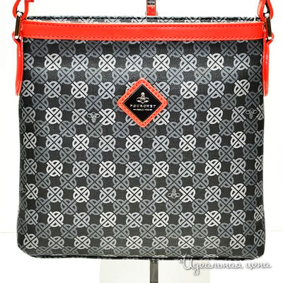 Сумка Pourchet, цвет цвет черный / красный