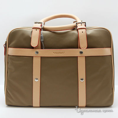 Сумка Pourchet, цвет цвет бежевый / коричневый