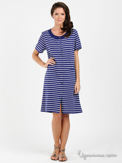 Халат Massana, цвет цвет синий / белый