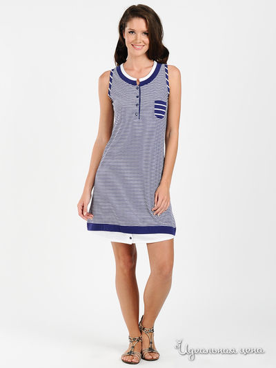 Платье Massana, цвет цвет синий / белый