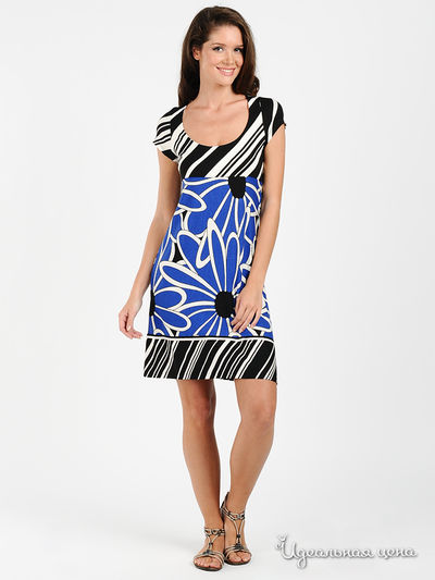 Платье Massana, цвет цвет синий / черный / белый