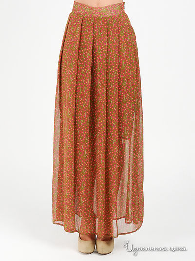 Юбка Майская роза, цвет цвет хаки