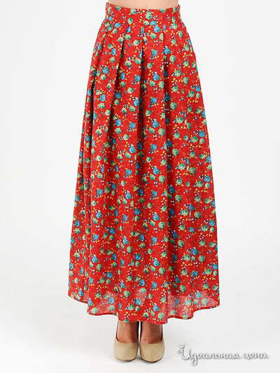 Юбка Майская роза, цвет принт цветы