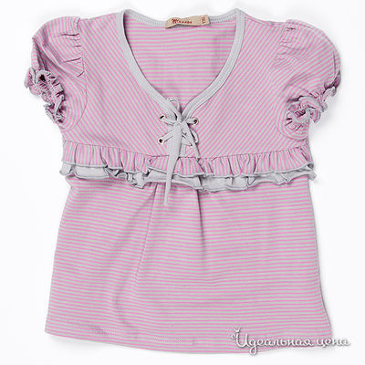 Блузка Mirdada, цвет цвет серый / розовый