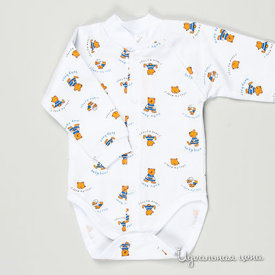 Боди Бемби, цвет цвет белый / оранжевый / синий