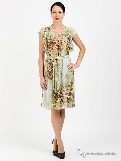 Платье Quattro, цвет принт леопард