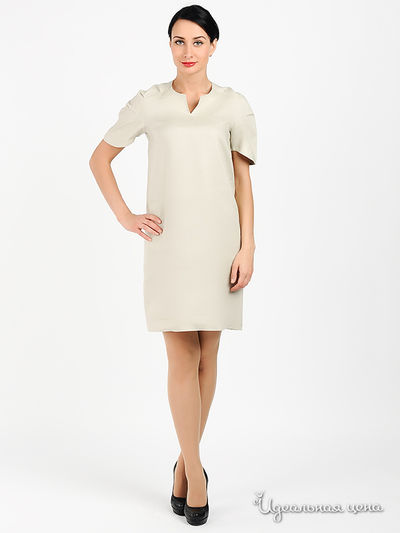 Платье Quattro, цвет цвет бежевый