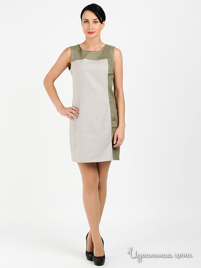 Платье Quattro, цвет цвет хаки / светло-серый