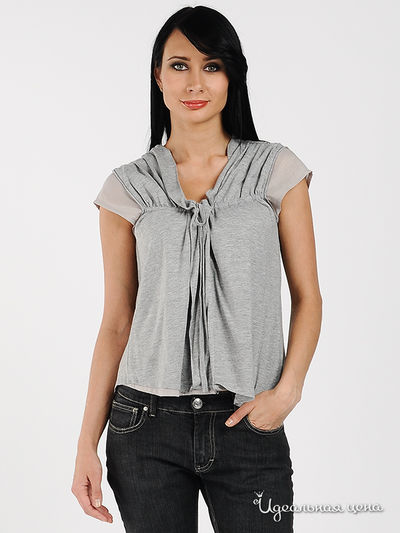 Блуза Vila clothes, цвет цвет серый