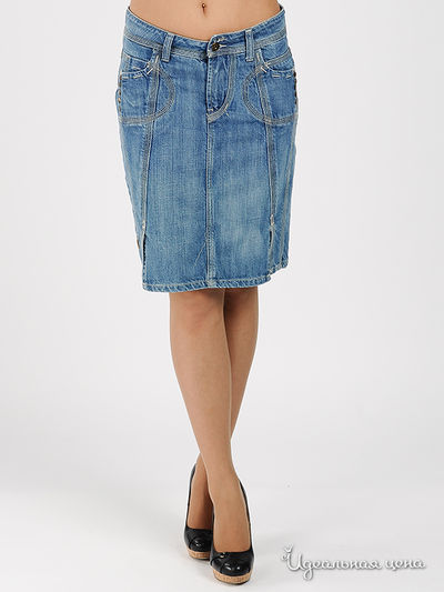 Юбка Moscanueva, цвет цвет светло-голубой