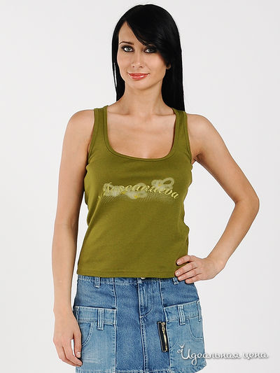 Майка Moscanueva, цвет цвет хаки