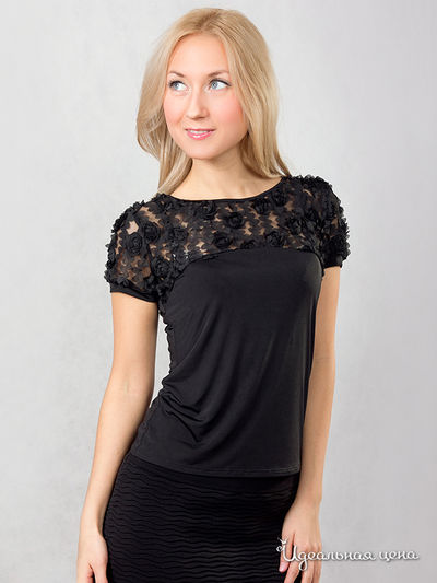 Блуза Wisell, цвет цвет черный