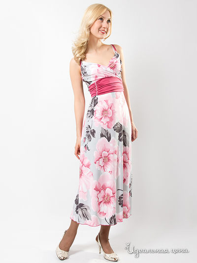 Платье Wisell, цвет цвет серо-розовый