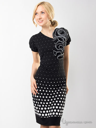 Платье Wisell, цвет цвет черный / белый