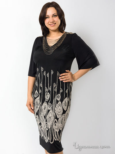 Платье Wisell, цвет цвет черный / серый