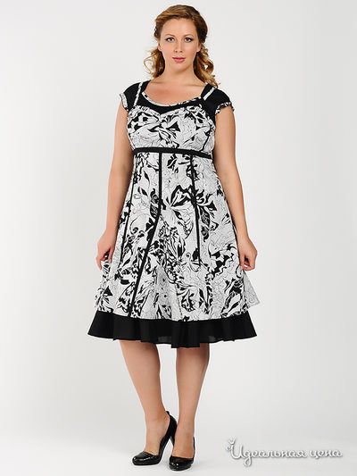Платье Natura, цвет цвет белый / черный