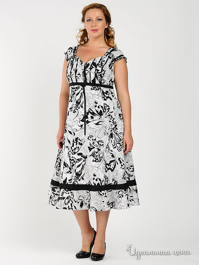 Платье Natura, цвет цвет белый / черный