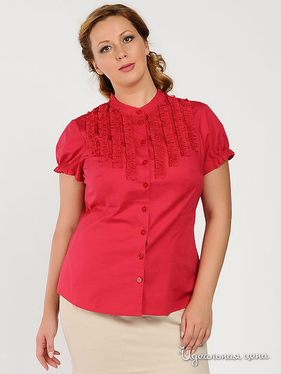 Блуза Natura, цвет цвет малиновый