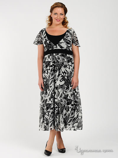 Платье Natura, цвет цвет черный / белый