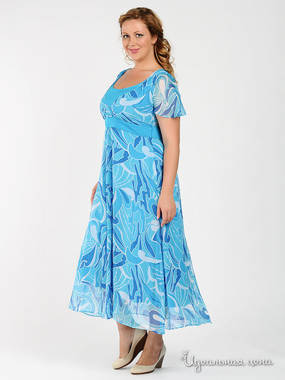 Платье Natura женское, цвет голубой