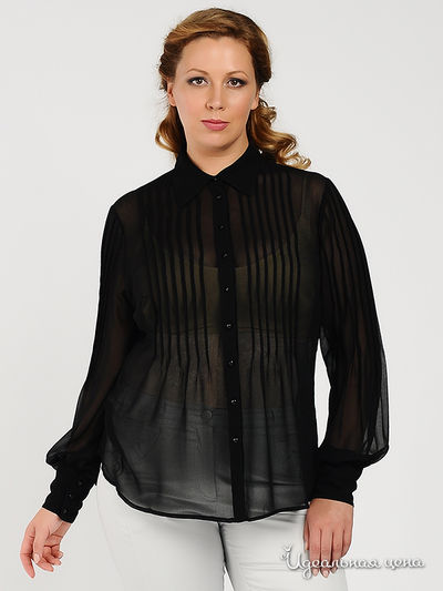 Блуза Natura, цвет цвет черный