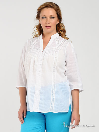 Блуза Natura, цвет цвет белый