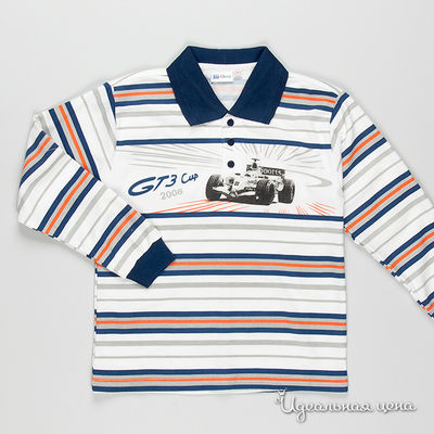 Рубашка-поло Cheng, цвет цвет белый / синий