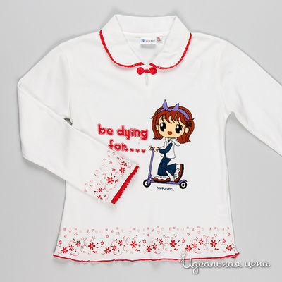 Кофта D.S.Ben, цвет цвет белый / красный