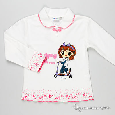 Кофта D.S.Ben, цвет цвет белый / розовый