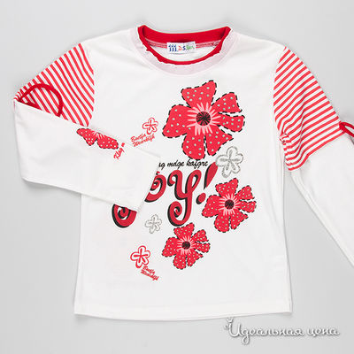 Кофта D.S.Ben, цвет цвет белый / красный