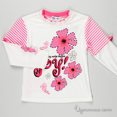 Кофта D.S.Ben, цвет цвет белый / розовый