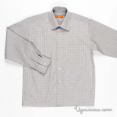 Рубашка Bottoner, цвет цвет белый / коричневый