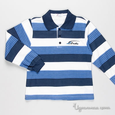 Рубашка-поло Caiba, цвет цвет белый / синий