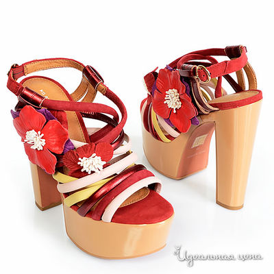 Туфли Kurt Geiger, цвет цвет красный